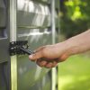 Palram Garden Sheds Skylight 6 Midnight Grey Door Lock