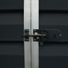 Palram Garden Sheds Skylight 6 Midnight Grey Door Lock 03