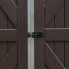 SkyLightShed_Tan_PALRAM_DoubleDoor_Lock