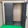 Duramax-yardmate-Pent-5x3-shed-at-Spoga-Tradeshow