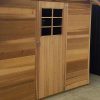 Extra door in gable end of shed