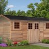 CEDAR SHED 16x10ft – 4.8mx3.1m