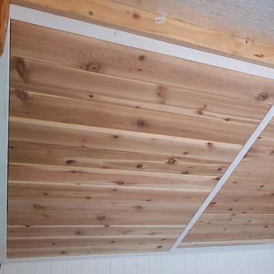 Cedar Roof Lining